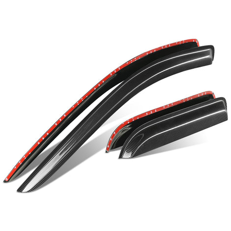 4Pcs Window Visors Guard Deflector <br> 02-09 Dodge Ram 1500 2500 3500