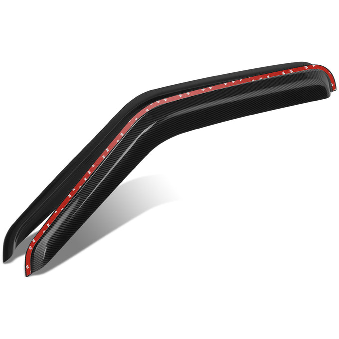 2Pcs Window Visors Guard Deflector <br> 92-24 Ford E-150 E-250 E-350 E-450 Super Duty
