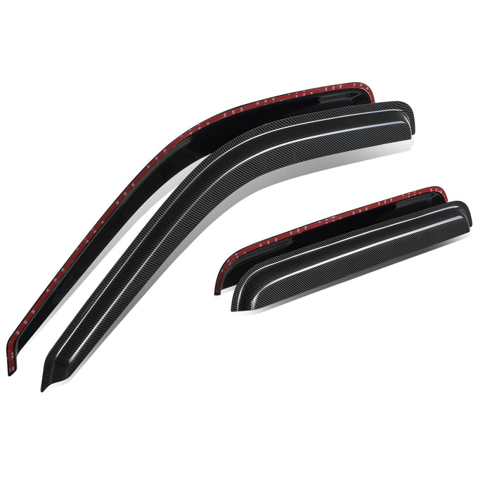4Pcs Window Visors Guard Deflector <BR> 00-05 Ford Excursion