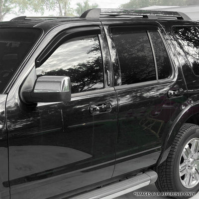 4Pcs Window Visors Guard Deflector <br> 02-10 Ford Explorer, Mercury Mountaineer