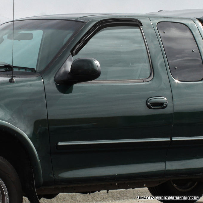 2Pcs Window Visors Guard Deflector <br> 97-03 Ford F-150 F-250