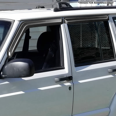 4Pcs Window Visors Guard Deflector <br> 84-01 Jeep Cherokee