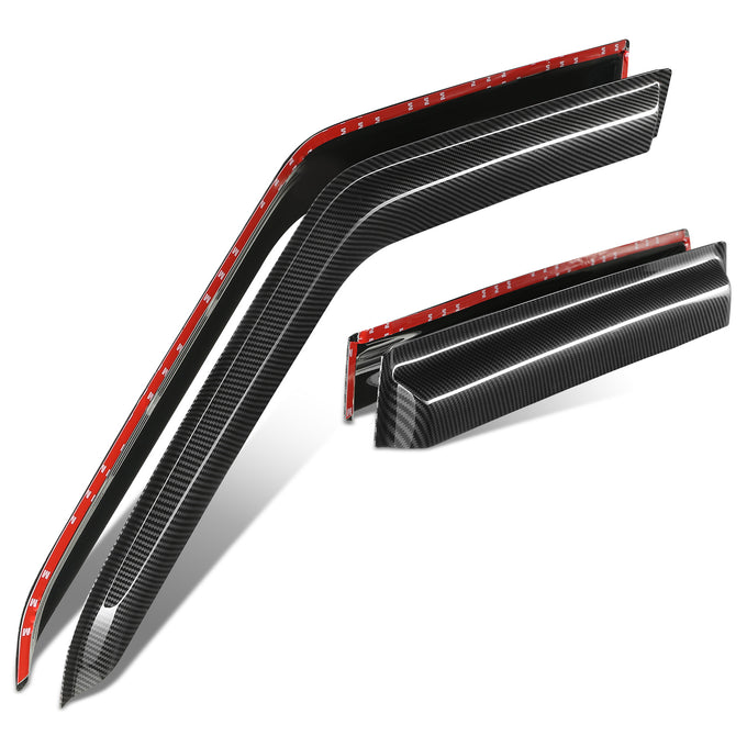 4Pcs Window Visors Guard Deflector <br> 84-01 Jeep Cherokee
