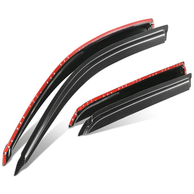 4Pcs Window Visors Guard Deflector <br> 01-07 Toyota Sequoia