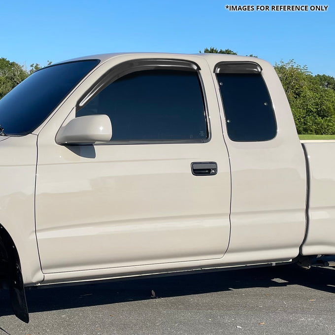 4Pcs Window Visors Guard Deflector <br> 95-04 Toyota Tacoma Extended Cab