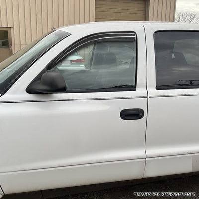 2Pcs Window Visors Guard Deflector <BR> 97-04 Dodge Dakota 2-Door