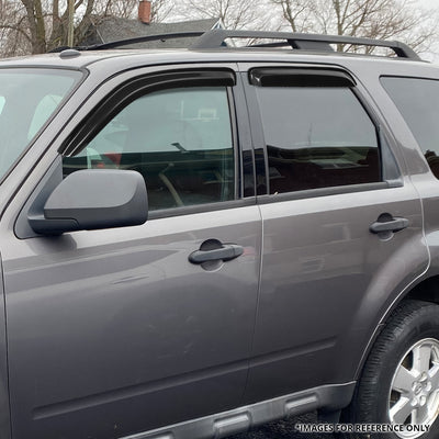 4Pcs Window Visors Guard Deflector <br> 01-12 Ford Escape, Mazda Tribute
