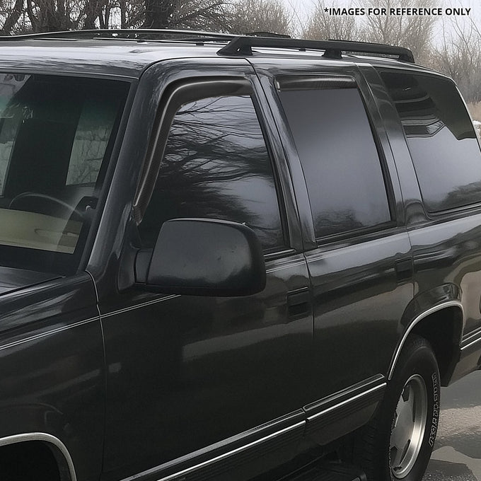 4Pcs Window Visors Guard Deflector <br> 92-00 Chevy/GMC Suburban C/K 1500 2500 3500 Crew Cab