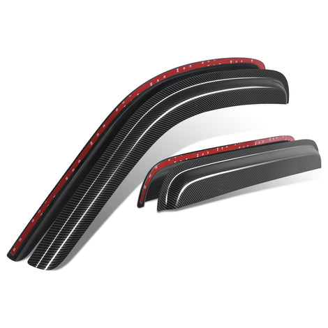 Taoe-on 4Pcs Window Visors Guard Deflector <br> 08-13 Jeep Liberty