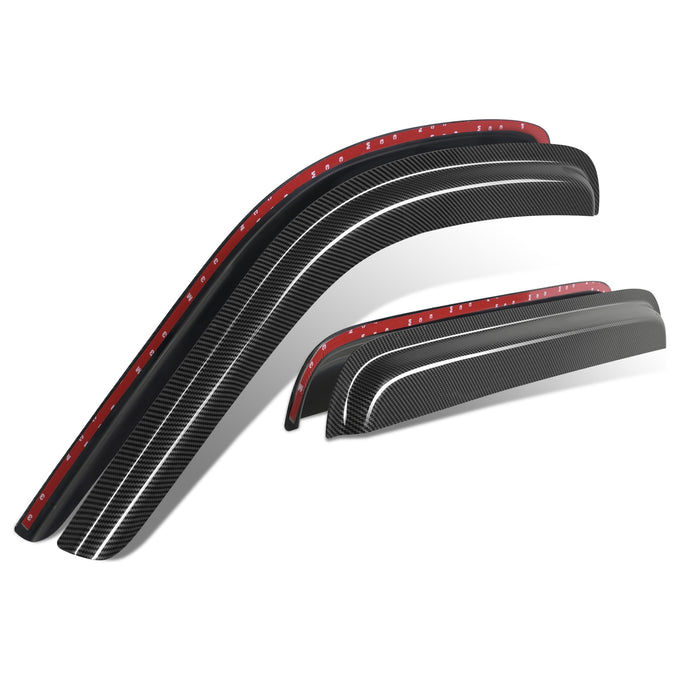 Taoe-on 4Pcs Window Visors Guard Deflector <br> 08-13 Jeep Liberty