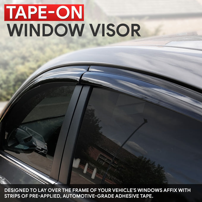 4Pcs Window Visors Guard Deflector <BR>17-20 Hyundai Elantra