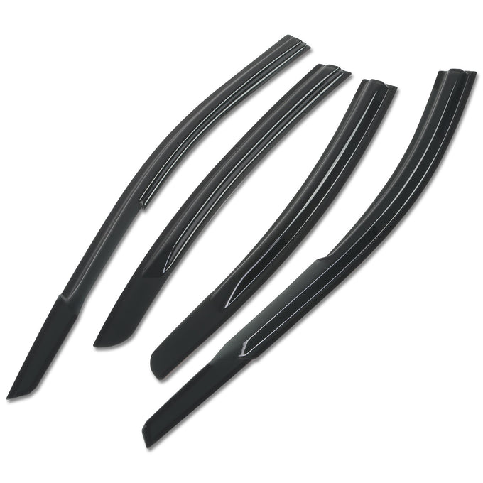 4Pcs Window Visors Guard Deflector <BR>17-20 Hyundai Elantra