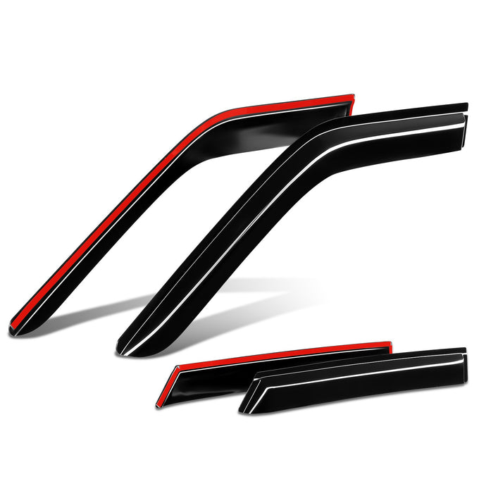 4Pcs Window Visors Guard Deflector<br>19-25 Chevy Blazer