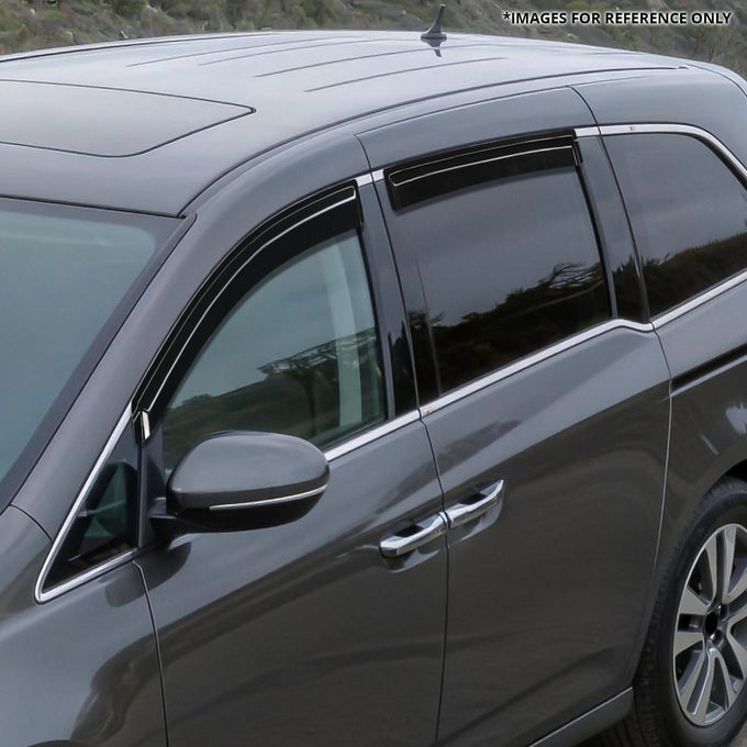 4Pcs Window Visors Guard Deflector<br>11-17 Honda Odyssey