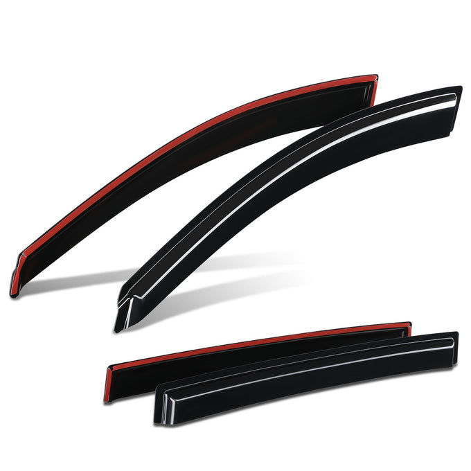 4Pcs Window Visors Guard Deflector<br>11-17 Honda Odyssey