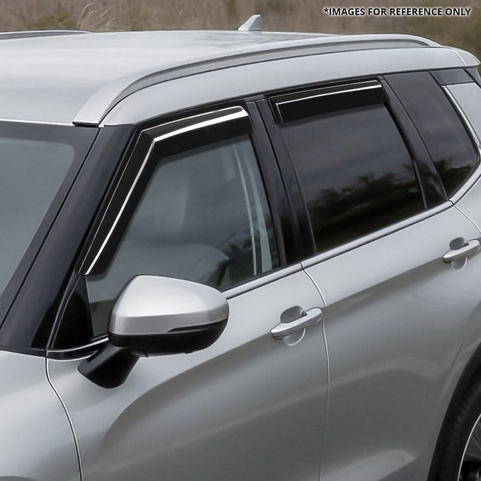 4Pcs Window Visors Guard Deflector<br>22-26 Mitsubishi Outlander