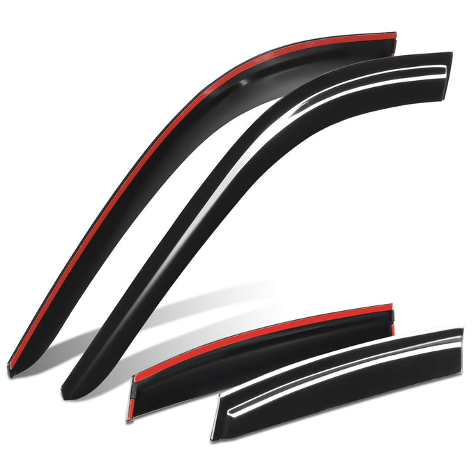 4Pcs Window Visors Guard Deflector<br>23-25 Honda HR-V