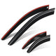 4Pcs Window Visors Guard Deflector<br>08-17 Mitsubishi Lancer Sedan