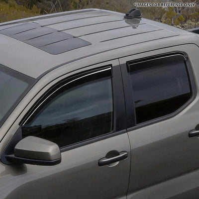 4Pcs Window Visors Guard Deflector<br>24-26 Toyota Tacoma Crew Cab