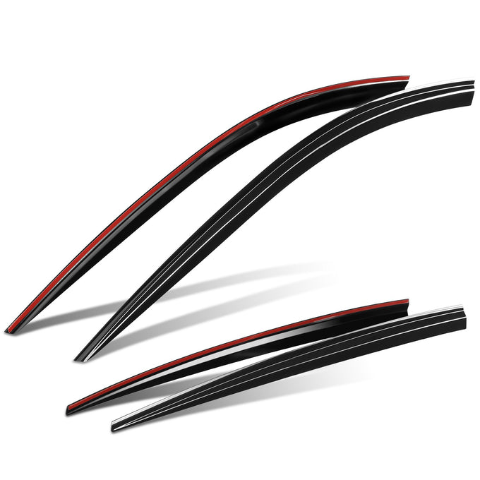4Pcs Window Visors Guard Deflector<br>17-23 Kia Stinger