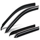 4Pcs Window Visors Guard Deflector<br>14-19 Chevy Silverado, GMC Sierra 1500-3500 Crew Cab