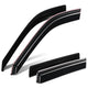 4Pcs Carben Fiber Style Window Visors<br>22-26 Toyota Tundra CrewMax