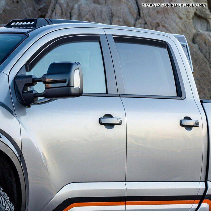 4Pcs Window Visors Guard Deflector<br>22-26 Nissan Frontier Crew Cab