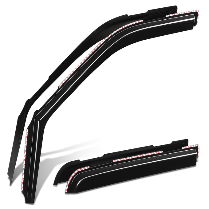 4Pcs Window Visors Guard Deflector<br>15-22 Ford F-150 Super Crew