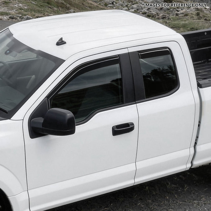4Pcs Window Visors Guard Deflector<br>15-25 Ford F-150, 17-26 F-250 F-350 Super Duty