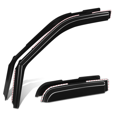4Pcs Window Visors Guard Deflector<br>15-25 Ford F-150, 17-26 F-250 F-350 Super Duty