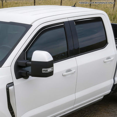 4Pcs Window Visors Guard Deflector<br>17-26 Ford F-250 F-350 F-450 Super Duty Crew Cab