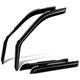 4Pcs Window Visors Guard Deflector<br>17-26 Ford F-250 F-350 F-450 Super Duty Crew Cab