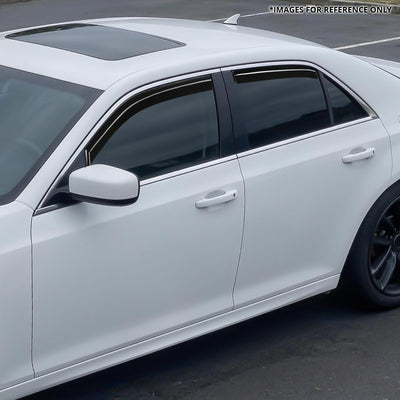 4Pcs Carben Fiber Style Window Visors<br>11-23 Chrysler 300