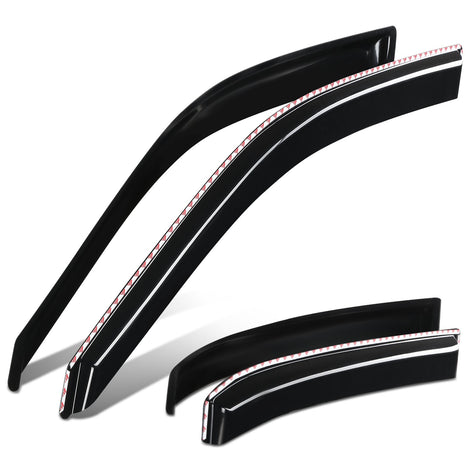 4Pcs Carben Fiber Style Window Visors<br>11-23 Chrysler 300
