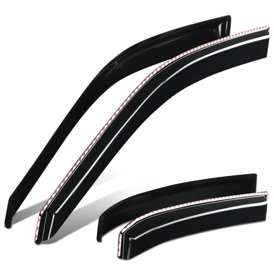 4Pcs Carben Fiber Style Window Visors<br>11-23 Chrysler 300