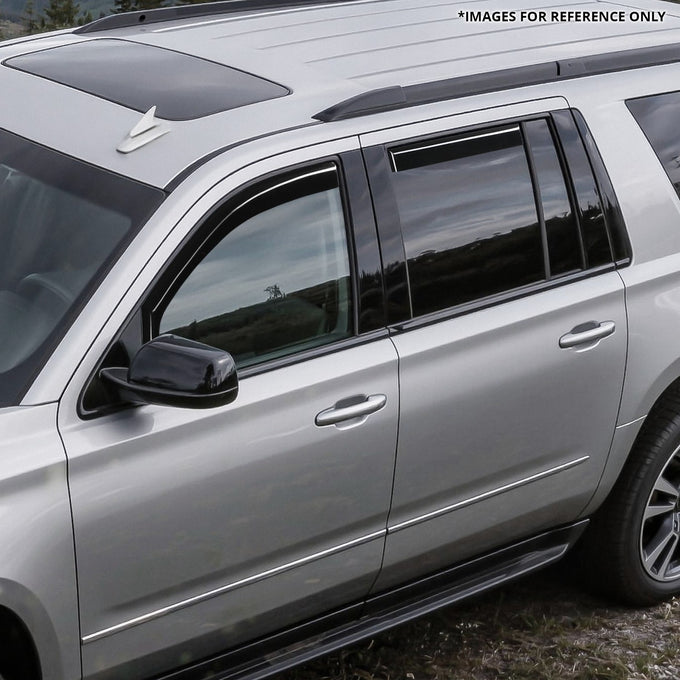 4Pcs Window Visors Guard Deflector<br>15-20 Chevy Suburban, Cadillac Escalade ESV, GMC Yukon XL