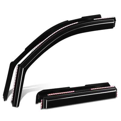 4Pcs Window Visors Guard Deflector<br>15-20 Chevy Suburban, Cadillac Escalade ESV, GMC Yukon XL