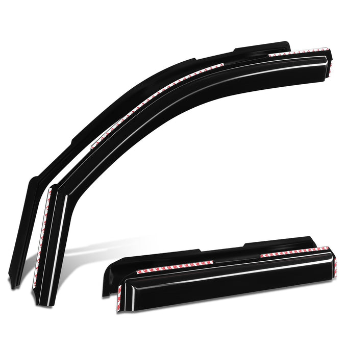 4Pcs Window Visors Guard Deflector<br>15-20 Chevy Suburban, Cadillac Escalade ESV, GMC Yukon XL