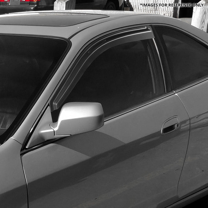 2Pcs Window Visors Guard Deflector <br> 98-02 Honda Accord Coupe