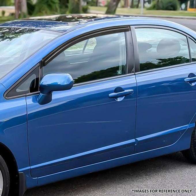 2Pcs Window Visors Guard Deflector <BR> 06-11 Honda Civic Coupe