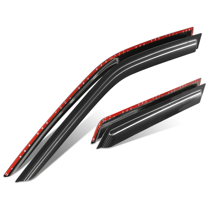 4Pcs Window Visors Guard Deflector <br> 96-04 Nissan Pathfinder, 97-03 Infiniti QX4