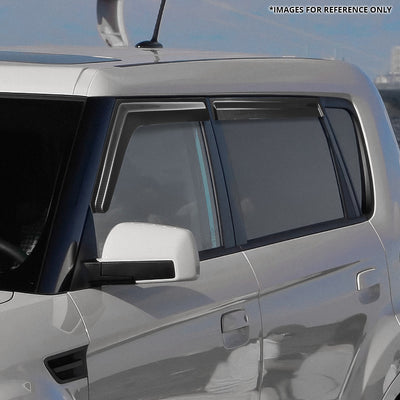 4Pcs Window Visors Guard Deflector <br> 10-13 Kia Soul