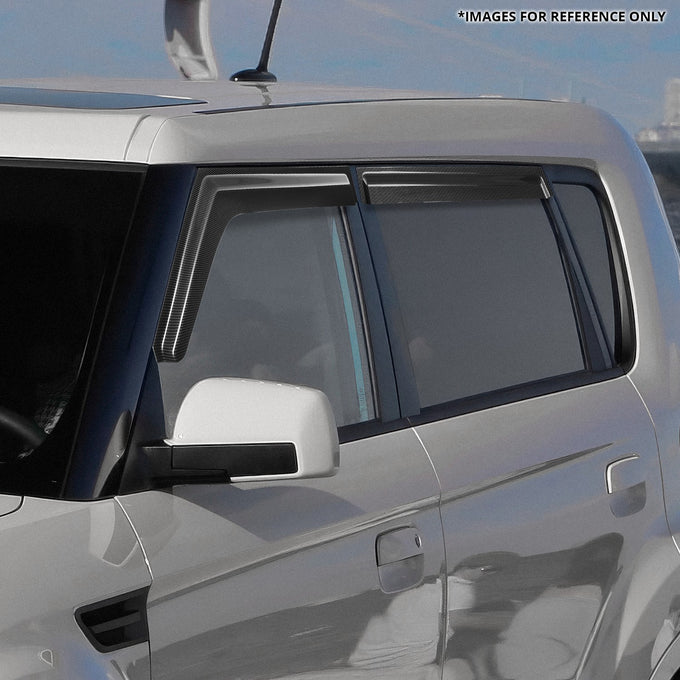 4Pcs Window Visors Guard Deflector <br> 10-13 Kia Soul