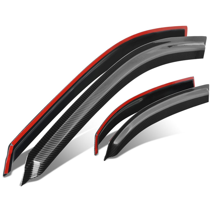 4Pcs Window Visors Guard Deflector <br> 10-17 Chevrolet Equinox