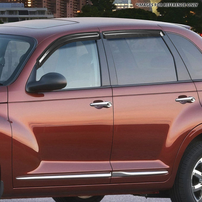 4Pcs Window Visors Guard Deflector <br> 01-10 Chrysler PT Cruiser