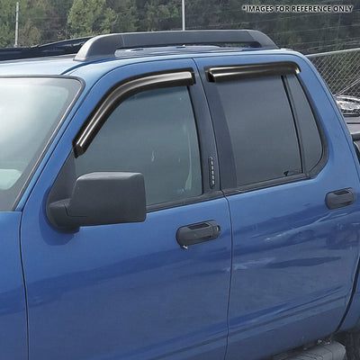 4Pcs Window Visors Guard Deflector <br> 07-10 Ford Explorer Sport Trac