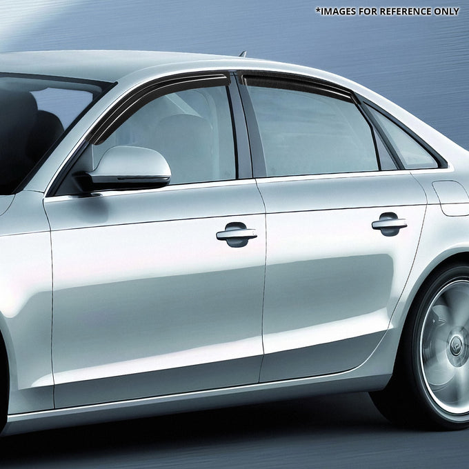4Pcs Window Visors Guard Deflector <br> 02-08 Audi A4 S4, 07-08 RS4