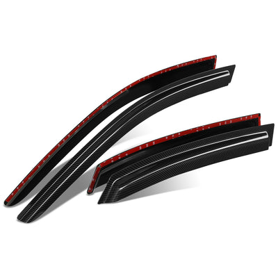 4Pcs Window Visors Guard Deflector <br> 02-08 Audi A4 S4, 07-08 RS4