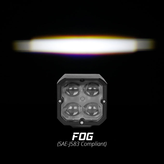 XKchrome RGB Accent LED Cube Light-Fog<br> Universal