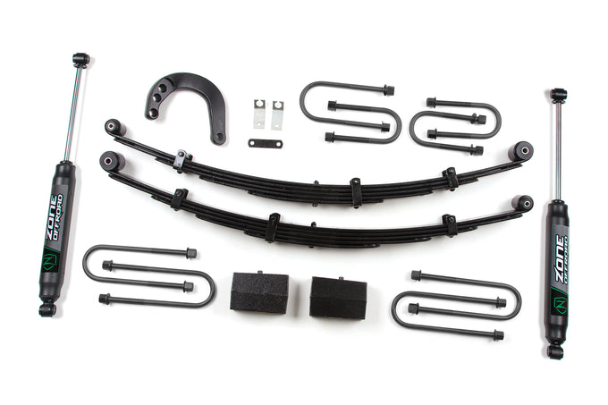 4in Leaf Spring Lift Kit <br> 73-76 Chevy K20/25 Suburban GMC Jimmy